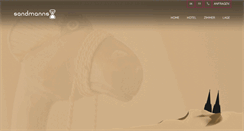 Desktop Screenshot of hotel-sandmanns.de